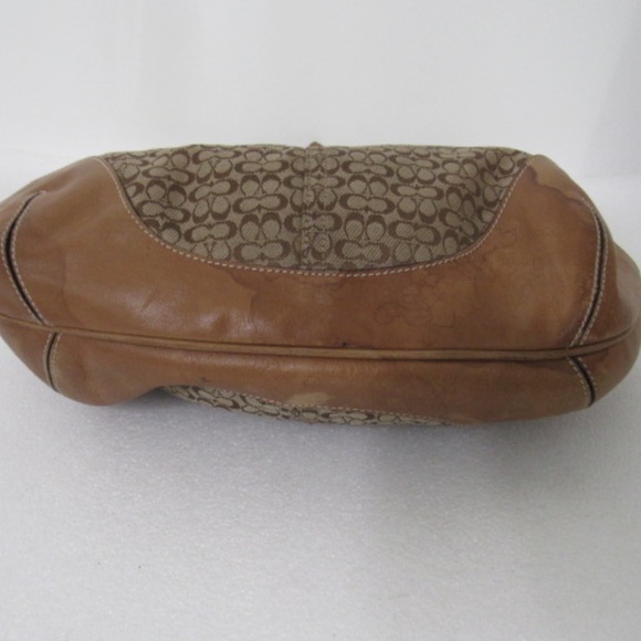 Coach Soho Hampton Signature Brown Small Hobo Bag - Picture 4 of 10